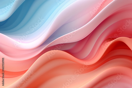 .Abstract 3D Colorful Liquid Wave Background