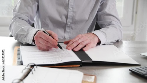 Checking and signing a contract