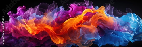 Liquid Symphony: Witness the dynamic dance of vividly colored liquids as they blend and weave into captivating patterns on your desktop wallpaper.