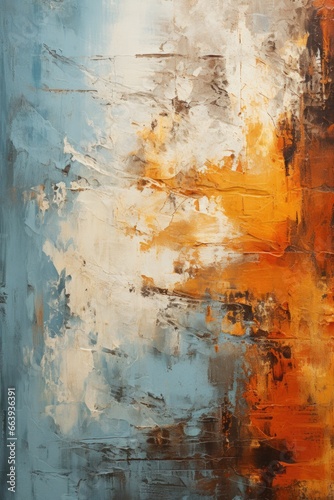 Abstract wallpaper, Rusty Wall Canvas: The textured and peeling paint on a weathered and rusty wall, forming a gritty and abstract canvas. background, desktop background.
