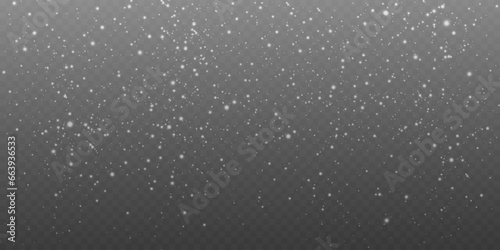White png dust light. Bokeh light lights effect background. Christmas background of shining dust Christmas glowing light bokeh confetti and spark overlay texture for your design.