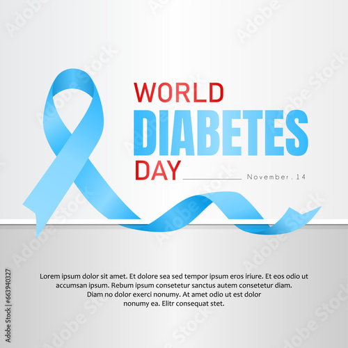 World Diabetes Day. diabetes awareness day. celebrated every year on November 14