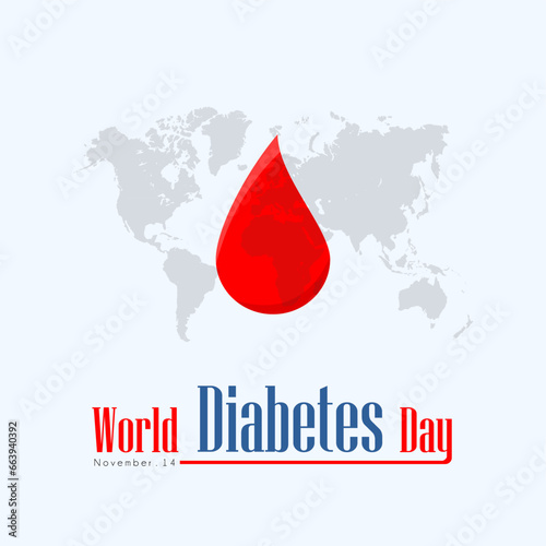 World Diabetes Day. diabetes awareness day. celebrated every year on November 14