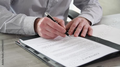 Checking and signing a contract