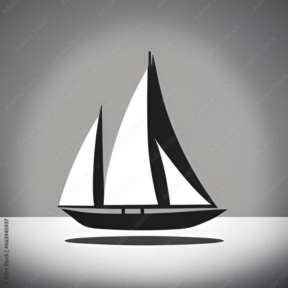 portrait of a sailboat generated by ai portrait of a sailboat generated by ai