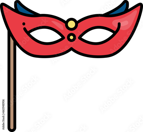 Eye mask line icon