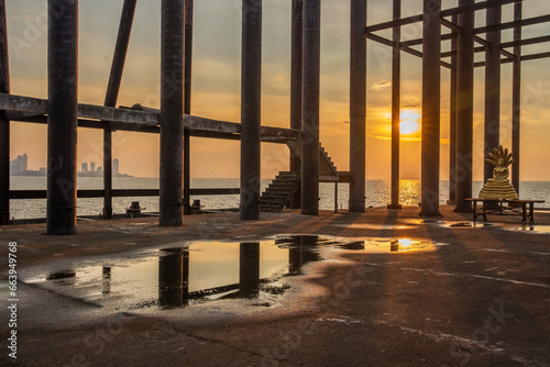 The Ocean Sanctuary Chittaphawan Monks College of Naklua District Chonburi in Thailand Asia