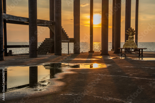 The Ocean Sanctuary Chittaphawan Monks College of Naklua District Chonburi in Thailand Asia