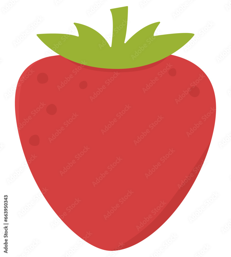 Strawberry icon, cute vector illustration from juice fruit. Natural, vegan, vegetarian and healthy food, for a nutrition diet. Red strawberry symbol in flat background Strawberry icon, cute vector illustration from juice fruit. Natural, vegan, vegetarian and healthy food, for a nutrition diet. Red strawberry symbol in flat background