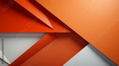 Abstract minimal orange background with geometric creative and minimal gradient concepts