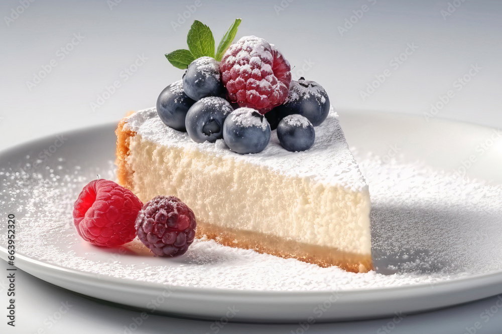 cheesecake with berries cheesecake with berries
