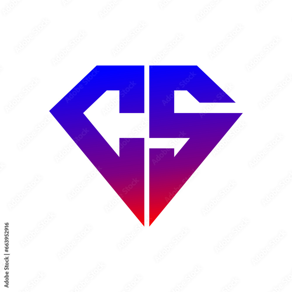 Initial letter CS logo template vector with sporty geometric bold line illustration in monogram symbol flat design. This vector is perfect for company logos, identities, wedding name designs, Initial letter CS logo template vector with sporty geometric bold line illustration in monogram symbol flat design. This vector is perfect for company logos, identities, wedding name designs,
