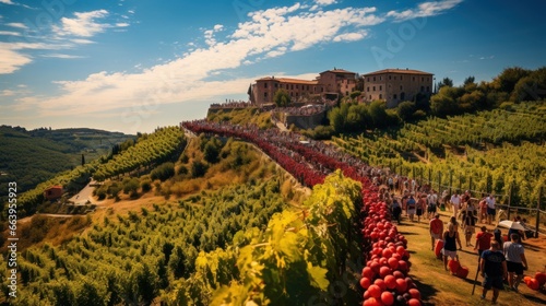 wine festival in Italy