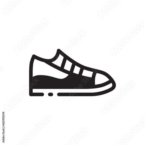 Man shoe icon. Classic shoes for men sign. Men shoe symbol vector pictogram. UX UI icon