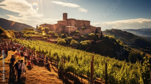 wine festival in Italy