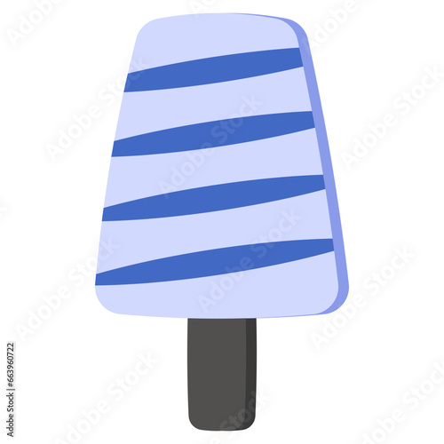 A yummy icon of ice cream, popsicle vector 