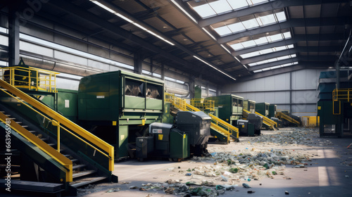 Innovation in waste sorting: automated facility efficiently separates recyclables for sustainable resource recovery