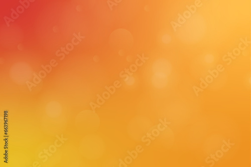 Orange background with blurred bokeh effect