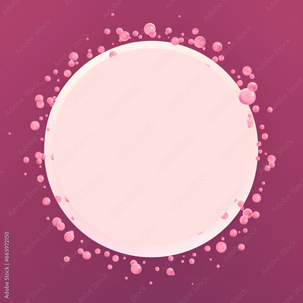 Pink circle background