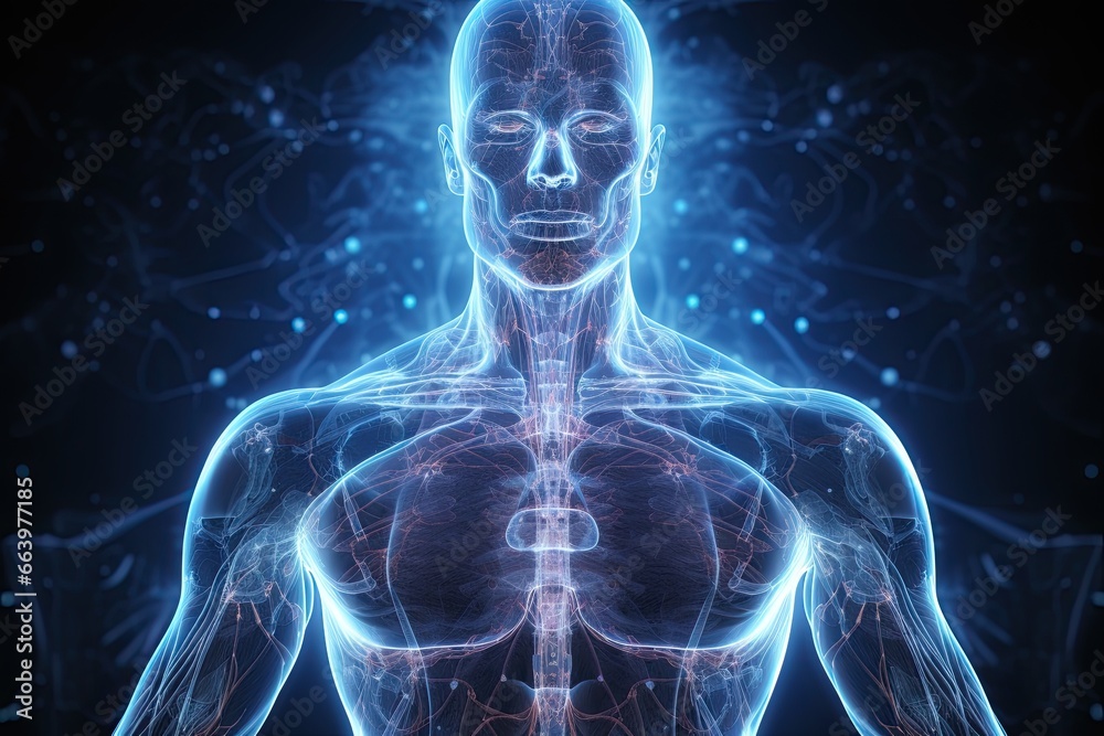 3d rendered illustration of a human body 3d rendered illustration of a human body
