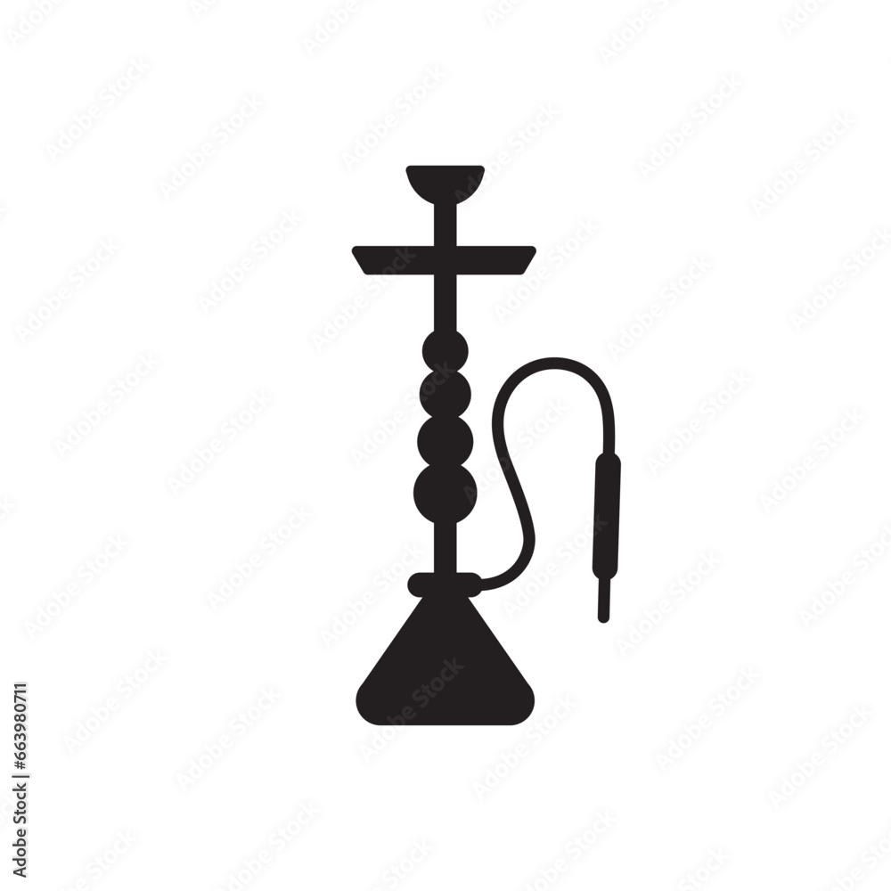 Shisha icon. Hookah flat sign design. Shisha vector symbol pictogram. UX UI icon nargile Shisha icon. Hookah flat sign design. Shisha vector symbol pictogram. UX UI icon nargile