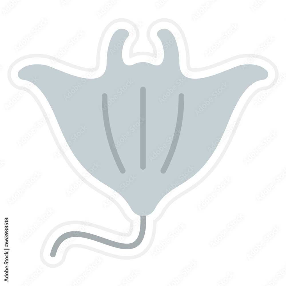 Obraz premium Stingray Icon