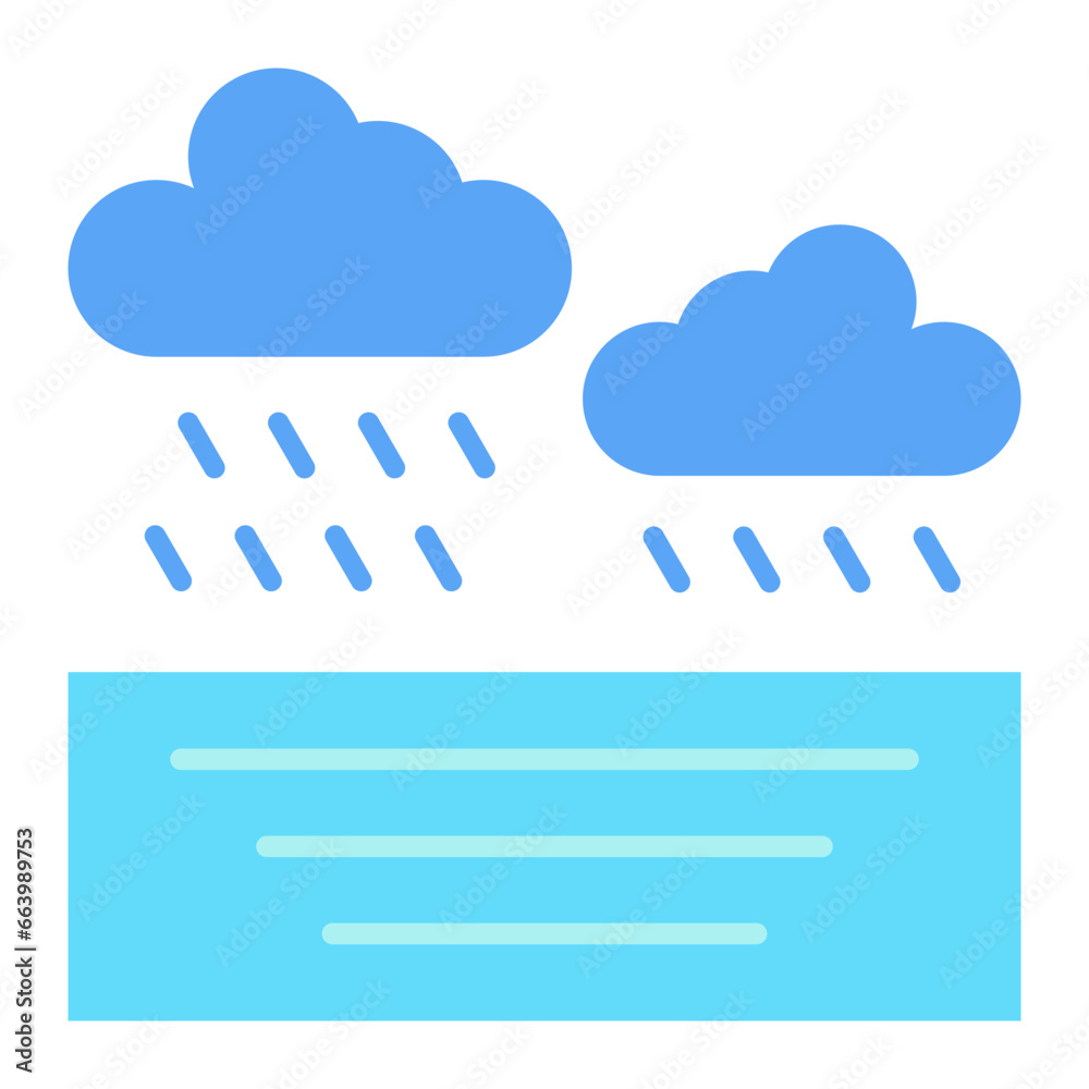 Ocean Rain Icon