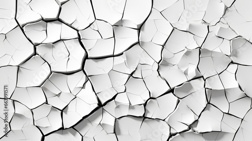 Grunge background of black and white. Abstract illustration texture of cracks
