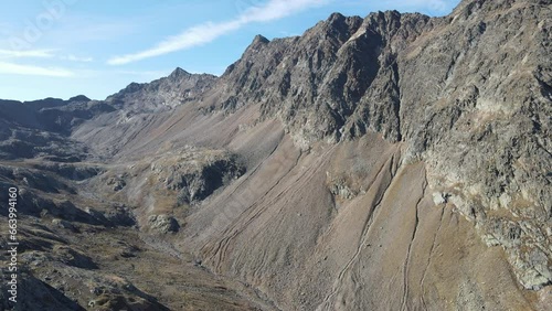 Flug mit DRohne am Timmelsjoch, Südtirol