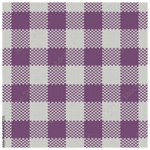 Checkered seamless fabric design. Plaid fabric pattern classic pattern. Decorative textile and fabric types vector graphics. 