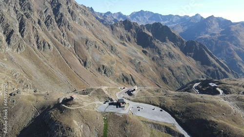 Überflug über das Timmelsjoch