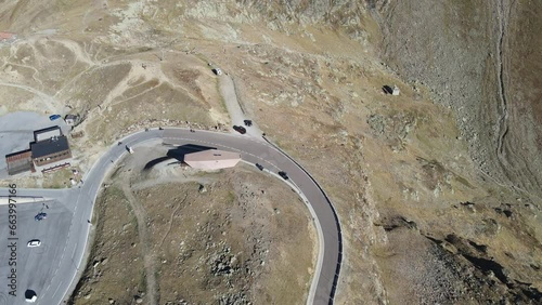 Drohnenflug am Timmelsjoch, Hochalpenstrasse