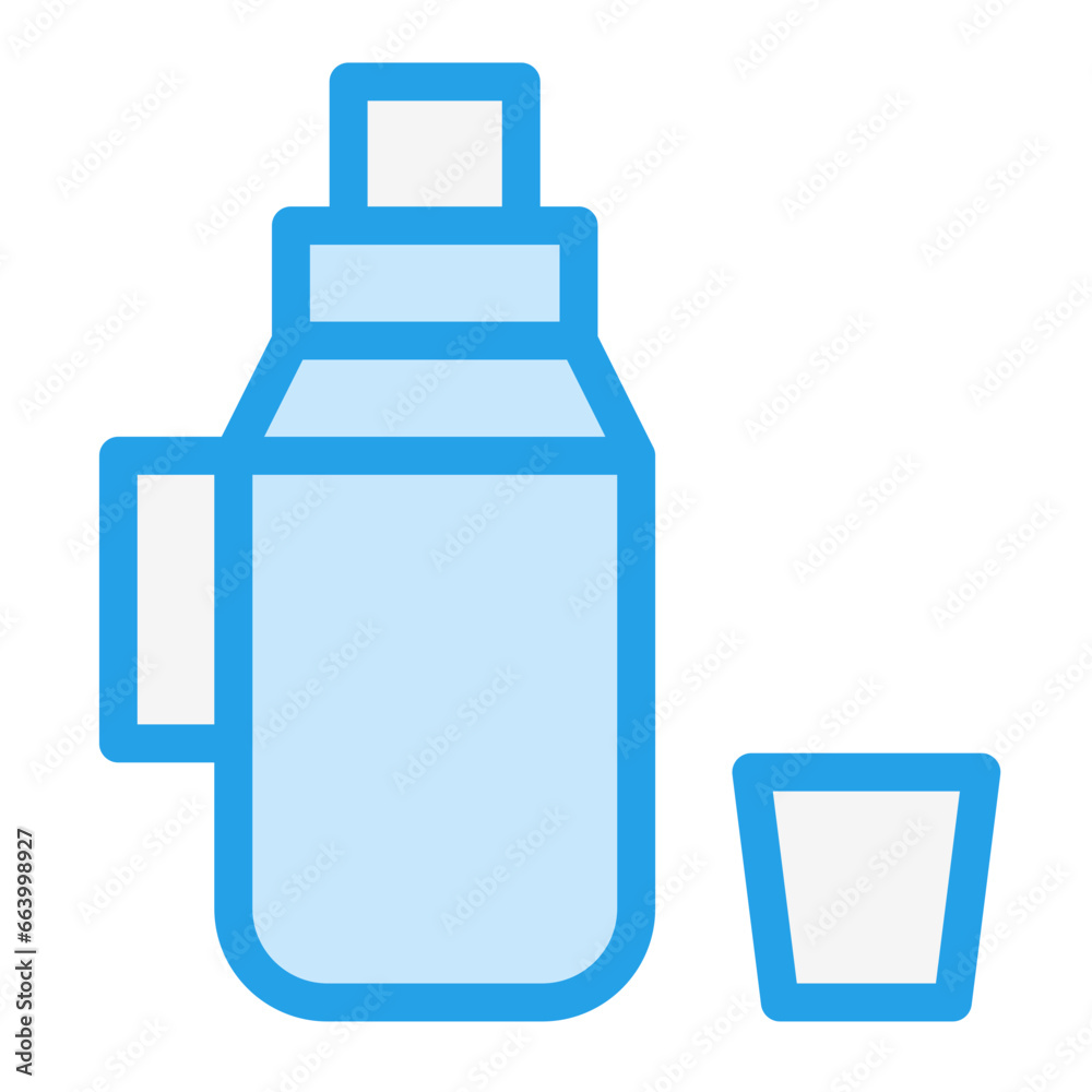 Thermos Vector Icon Design Illustration Thermos Vector Icon Design Illustration