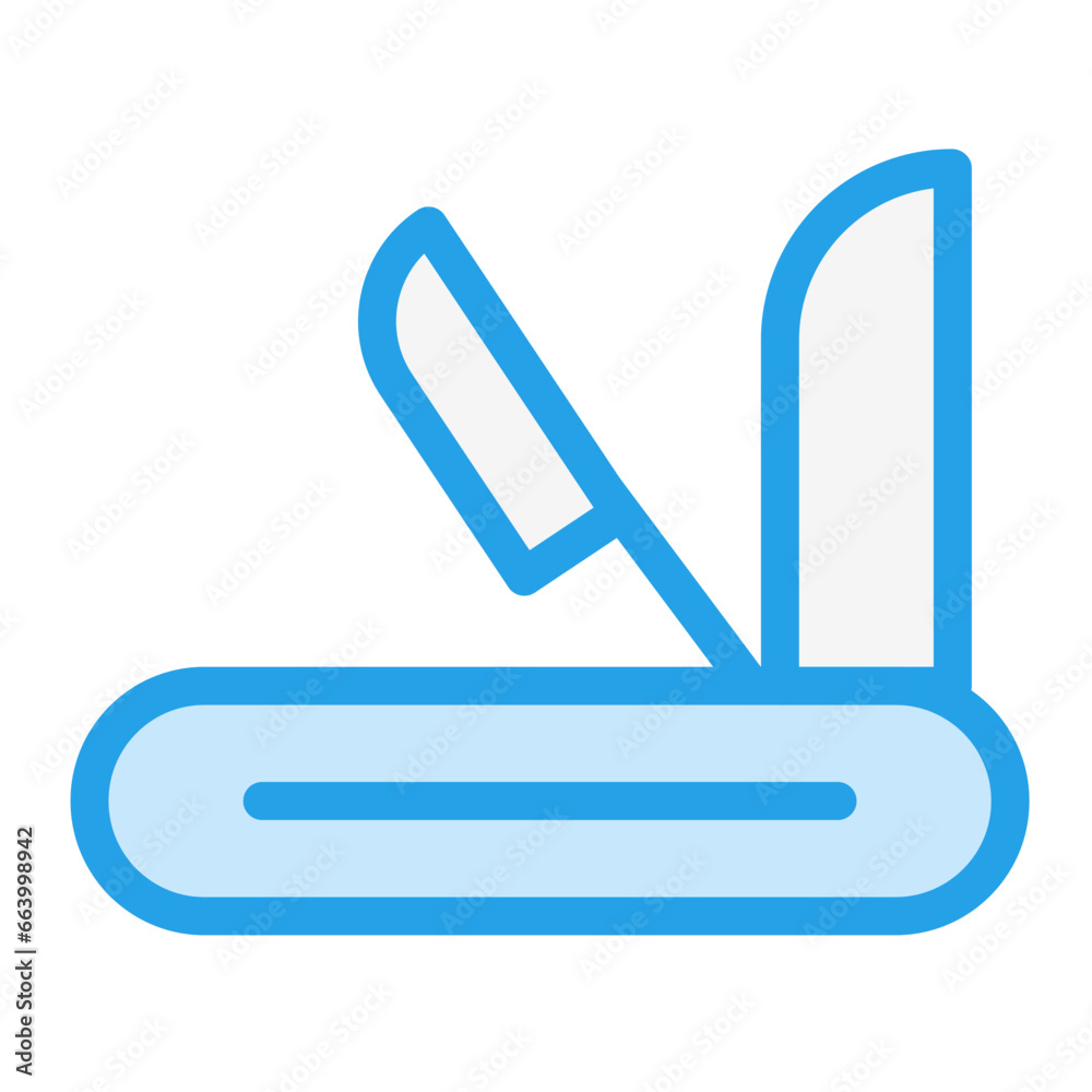 Swiss army knife Vector Icon Design Illustration Swiss army knife Vector Icon Design Illustration
