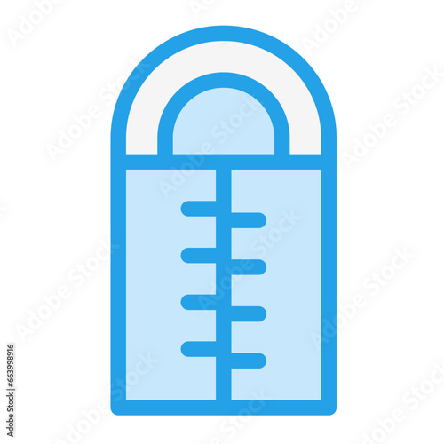 Sleeping bag Vector Icon Design Illustration