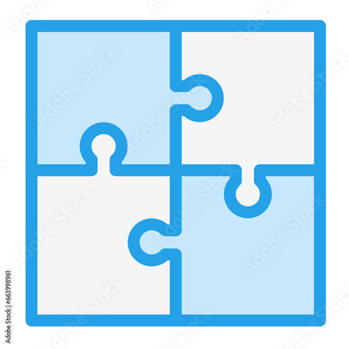 Puzzle Vector Icon Design Illustration