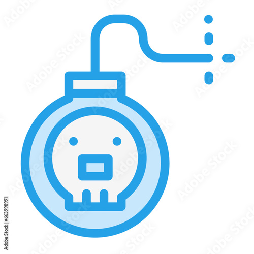 Bomb Vector Icon Design Illustration