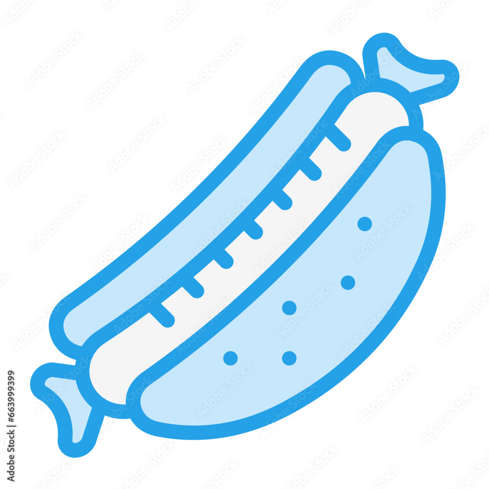 Hot dog Vector Icon Design Illustration Hot dog Vector Icon Design Illustration