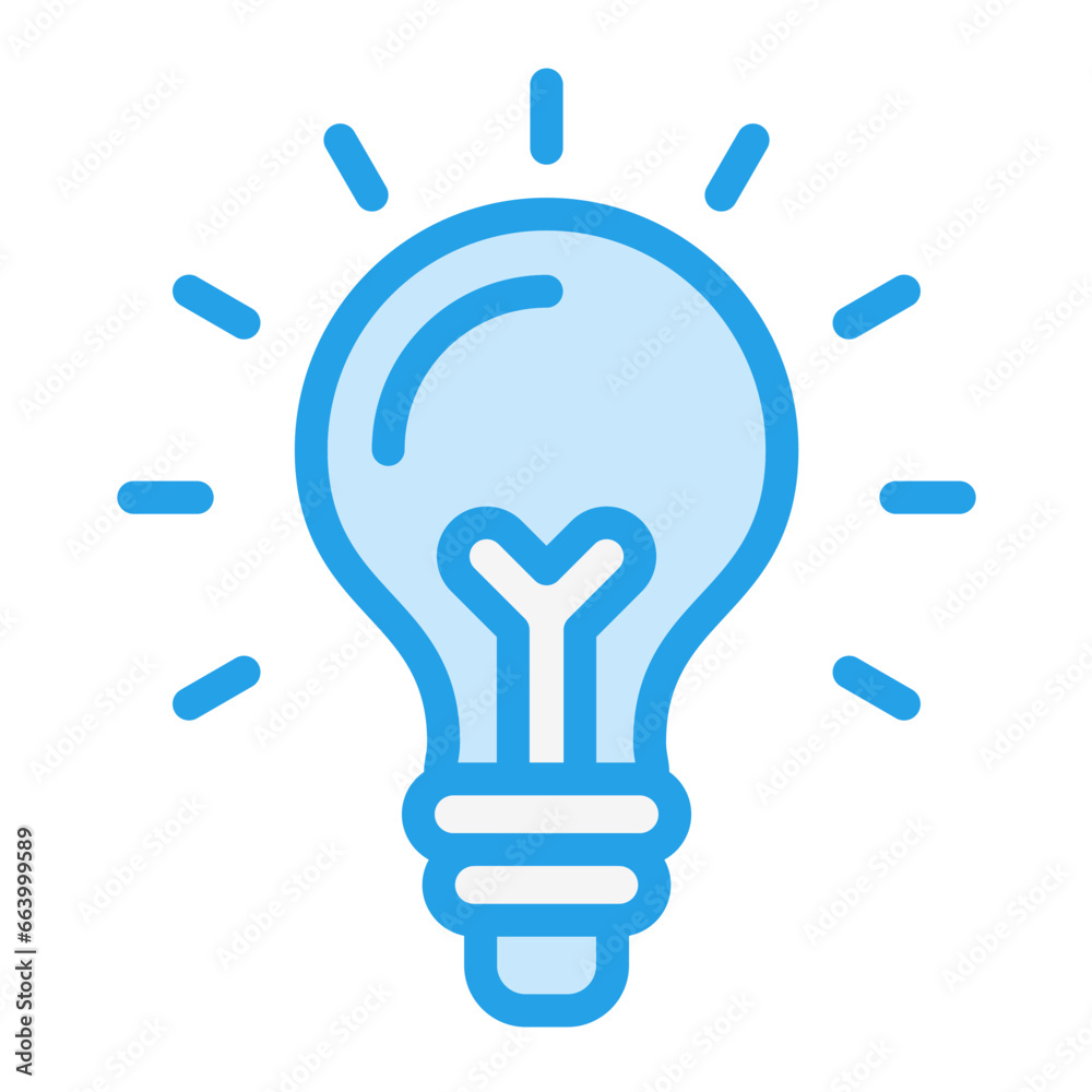 Light bulb Vector Icon Design Illustration Light bulb Vector Icon Design Illustration