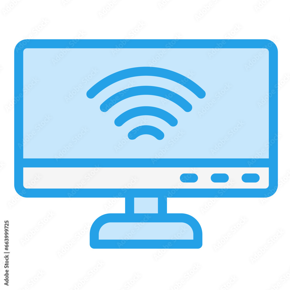 Wireless Connectivity Vector Icon Design Illustration Wireless Connectivity Vector Icon Design Illustration