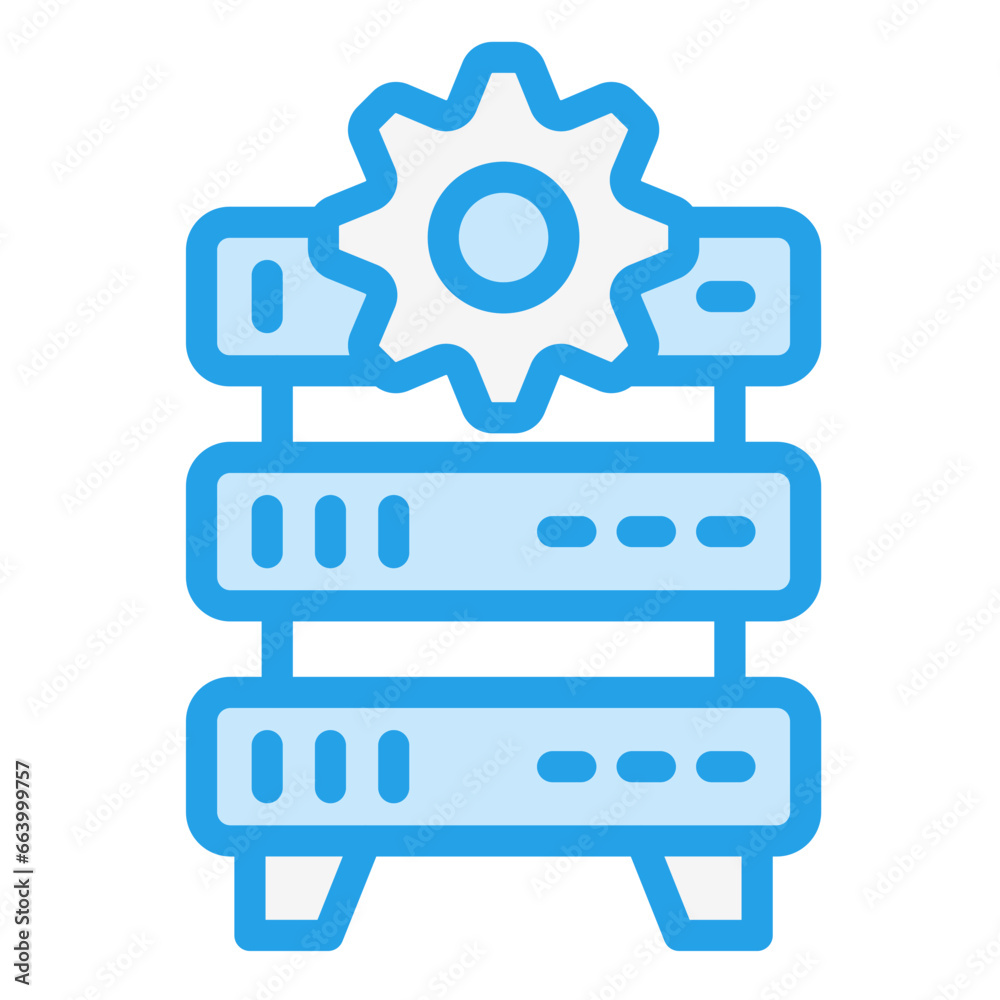 Server Traffic Vector Icon Design Illustration Server Traffic Vector Icon Design Illustration