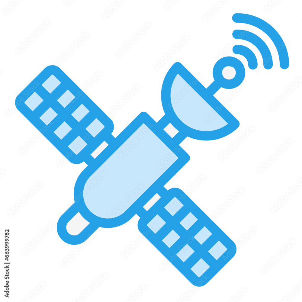 Satellite Vector Icon Design Illustration Satellite Vector Icon Design Illustration