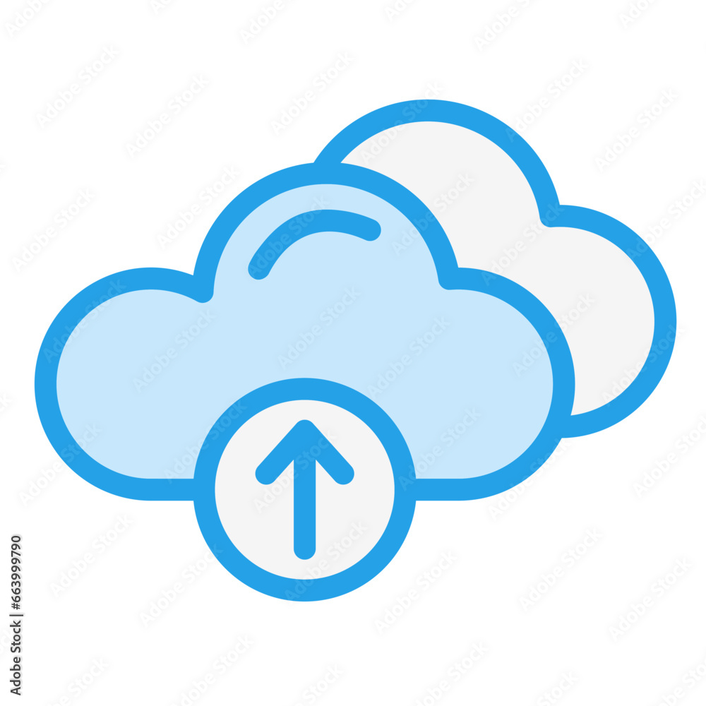Cloud Upload Vector Icon Design Illustration Cloud Upload Vector Icon Design Illustration
