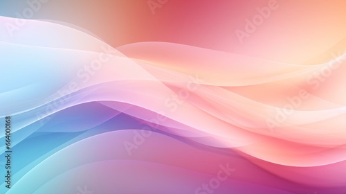 Abstract 3D pink wavy curved lines background. Modern gradient illustration, minimal design. Futuristic artwork, digital drawing for interior design, fashion textile fabric, wallpaper