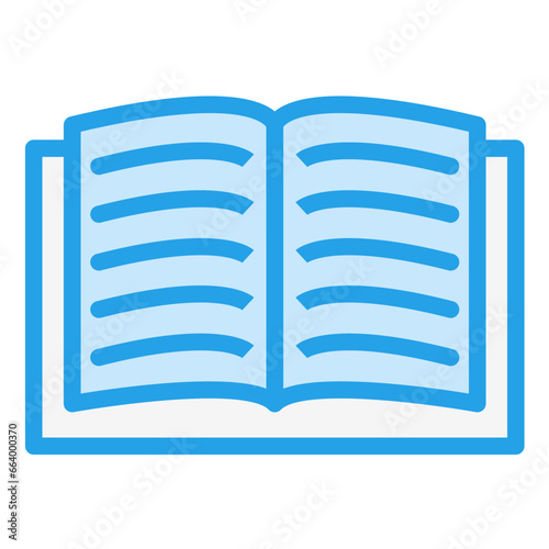 Guide Book Vector Icon Design Illustration