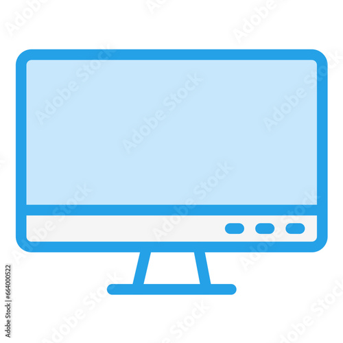 Computer Vector Icon Design Illustration