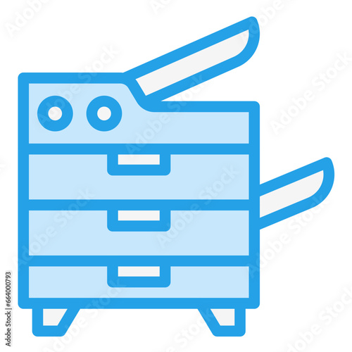 Photocopier Vector Icon Design Illustration