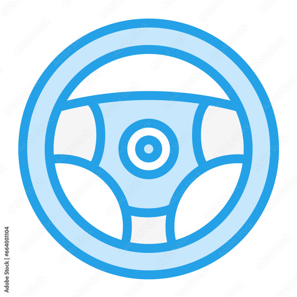 Steering wheel Vector Icon Design Illustration Steering wheel Vector Icon Design Illustration
