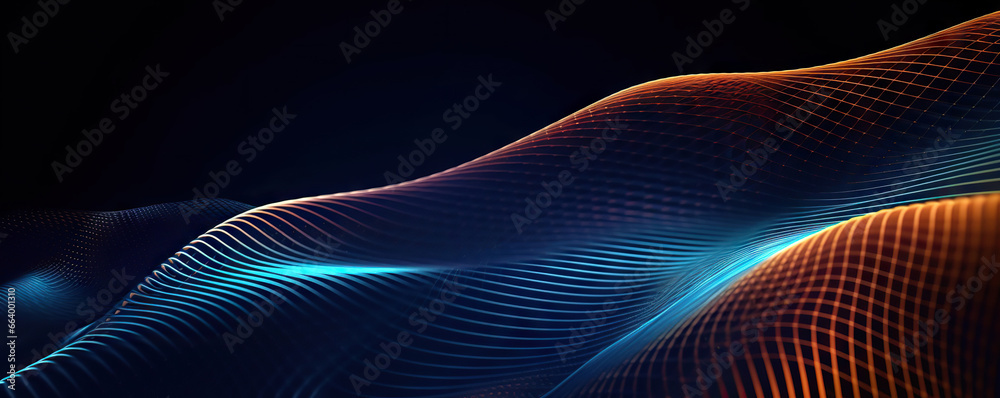 Digital abstract background. Can be used for technological processes, neural networks and AI, digital storages, sound and graphic forms, science, education, etc. Digital abstract background. Can be used for technological processes, neural networks and AI, digital storages, sound and graphic forms, science, education, etc.