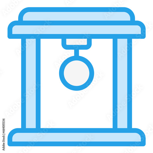 Torii Gate Vector Icon Design Illustration